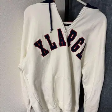 XLARGE 화이트 후드티 L 사이즈