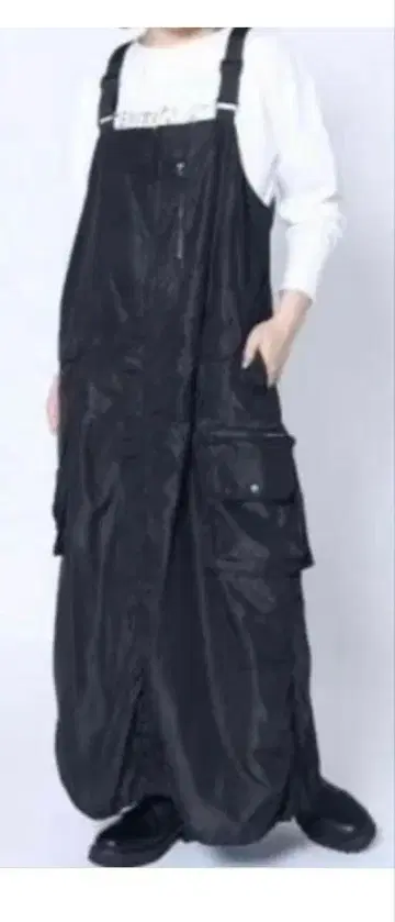 야마다야 LASUD 셔링 디자인 오버롤 스커트