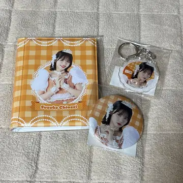 FRUITSZIPPER 진세이 스즈카 폴라로이드 파일 캔뱃지 키링