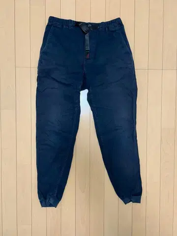 그라미치 gramcci 네이비 조거 팬츠 허리 조절 벨트 포함