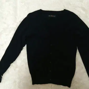 Mitsumine 네이비 캐시미어 100% 가디건 남성용 M