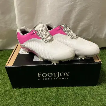 미사용 새상품 FootJoy 골프화 DNA 핑크 24cm 와이드