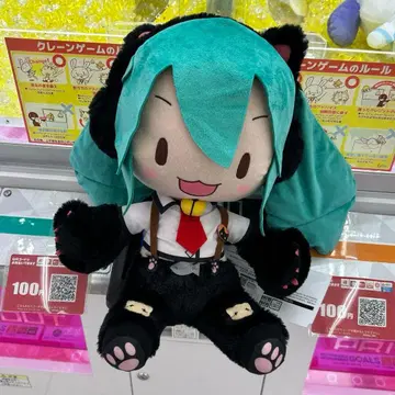 하츠네 미쿠 후와푸치 LL 봉제 인형 냥코