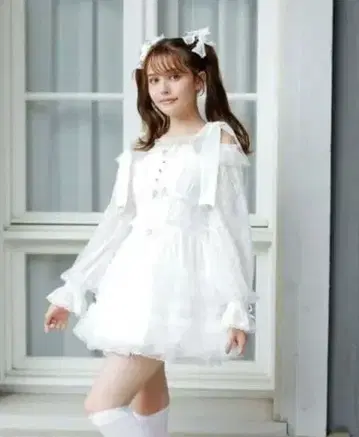 LIZLISA 리즈리사 튤 프릴 원피스