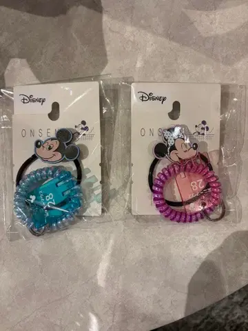 대에도 온천 이야기 디즈니 콜라보 머리끈 세트 미키 미니