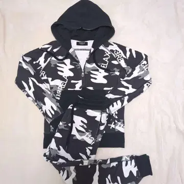 1PIU1UGUALE3 RELAX 카모플라쥬 셋업