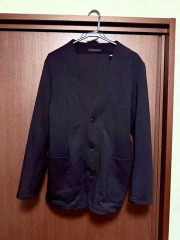 AOKI 아오키 파자마 수트 노카라 블랙 셋업