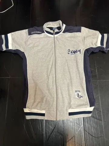 shady ltd 집업 트레이닝복 그레이/네이비