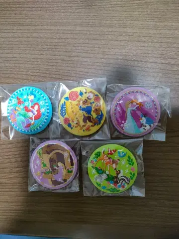 디즈니 자수 캔 배지