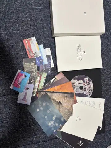 BTS BE 박스 세트 CD 포토 카드