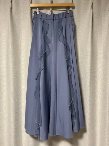 HARE 시어 프릴 플리츠 스커트