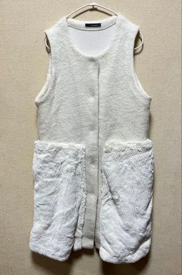 APERITIF/큐프라 100%/이소재 도킹/롱 기장 베스트/40