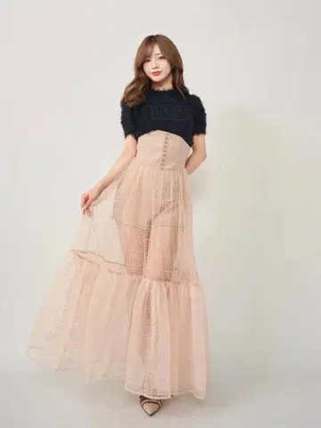 다리치 Darich 코르셋 스팽글 샤샤 스커트