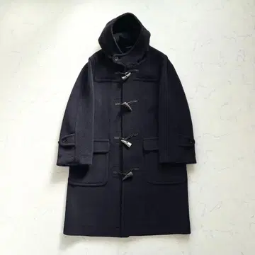 인버티어 더플 코트 구형 택 헤링본 무어브룩 네이비 L