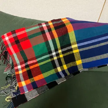 Glen Prince 체크 무늬 스톨