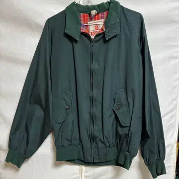 BARACUTA 다크 그린 점퍼 38 사이즈