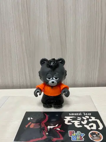 Funky Geek 사무라이 베어 모모지로 소프트 비닐