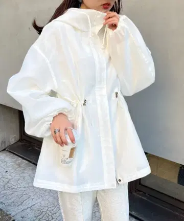 ciaopanic typy 마운틴 후드티 코트 화이트
