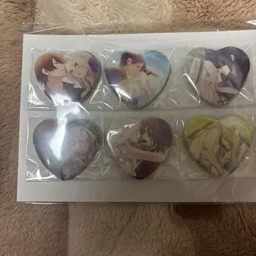 올림피아 소와레 Catharsis 하트형 캔뱃지