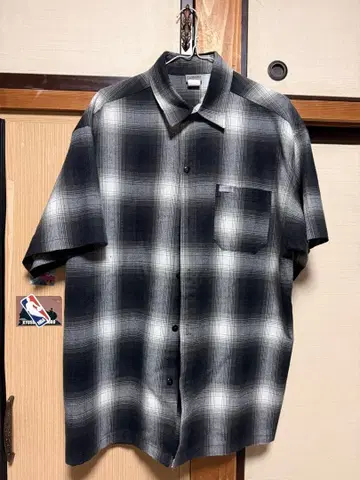 caltop 반팔 플란넬 셔츠 M 사이즈