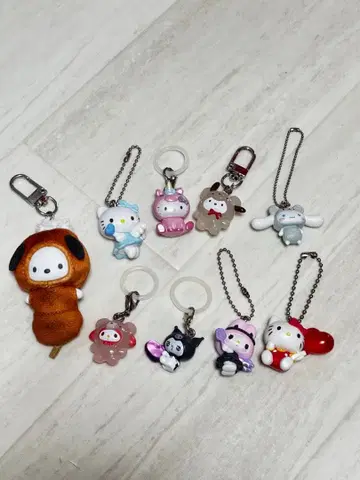 산리오 키링 9개 세트