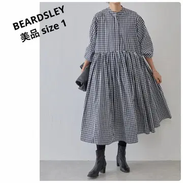 [새상품급] 비어즐리 선염 개더 원피스 정가 2만 4천엔