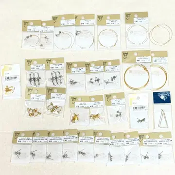 귀걸이 귀찌 금장 장식 세트 액세서리 부품 세트