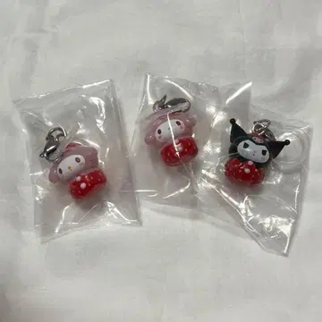 산리오 딸기 메지루시 액세서리 마이멜로디 쿠로미