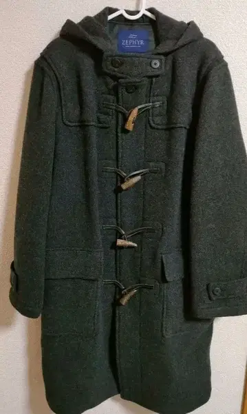 제퍼(ZEPHYR) 더플 코트 새상품급 모 90% 따뜻하고 귀여운