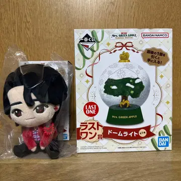 제일복권 미세스 그린애플 A상 봉제 인형 라스트 원상 돔 라이트