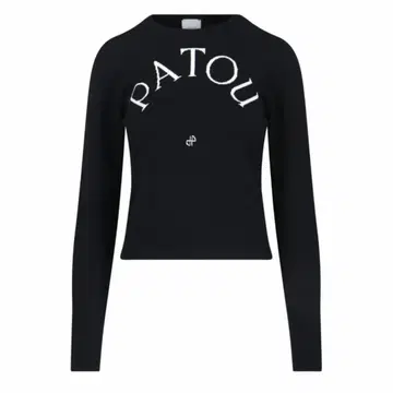 PATOU 인터샤 니트 블랙 L