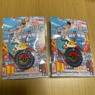포켓몬 센터 로고 핀즈 후쿠오카 한정판 포켓몬 센터 후쿠오카