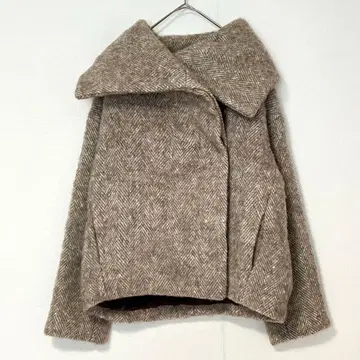 HABERDASHERY 하바다셔리 숏 코트 울 90%