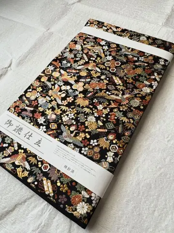 [ 미사용 재단 완료 ] 순수 실크 후쿠로 오비 육통 패턴 보물 모음