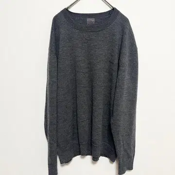 PAPAS 스웨터 L 그레이 크루넥 파파스