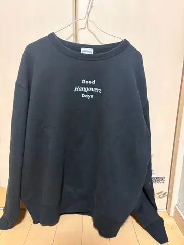 Good Hangoverz Days XL 블랙 맨투맨