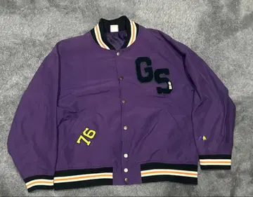 보라색 GS 자수 나일론 자켓