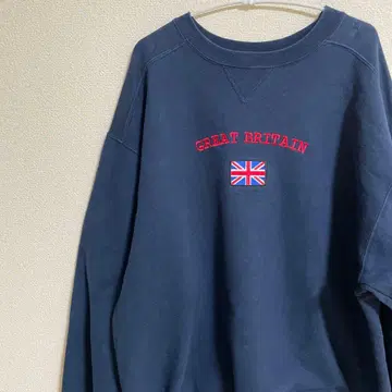 네이비 Russell Athletic Pro Cotton 스웨트 셔츠