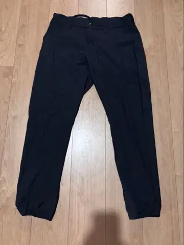 풋조이 블랙 조거 팬츠