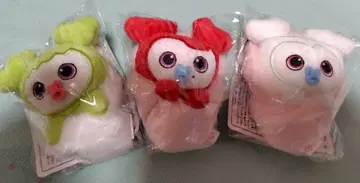 컬러풀한 봉제 인형 마스코트 세트