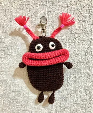 리틀 몬스터 낚시릴 달린 키케이스 (꼬임)