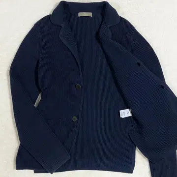 [ 새상품급 ] cruciani 니트 자켓 가디건 네이비 M 상당