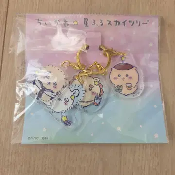 치이카와 (먼작귀) x 별이 내리는 스카이트리 4연 아크릴 참 (모두)