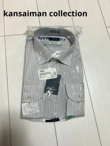 새상품 kansaiman collection 스트라이프 셔츠