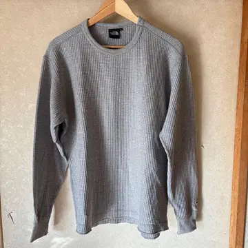 THE NORTH FACE 와플 니트 스웨터 L 사이즈 그레이