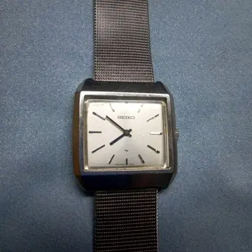 SEIKO 수동 와인딩 시계 실버 스퀘어 앤티크 1950년