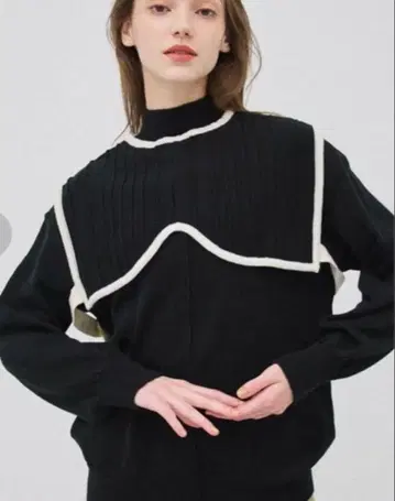 PUBLIC TOKYO 케이프 레이어드 4WAY 니트