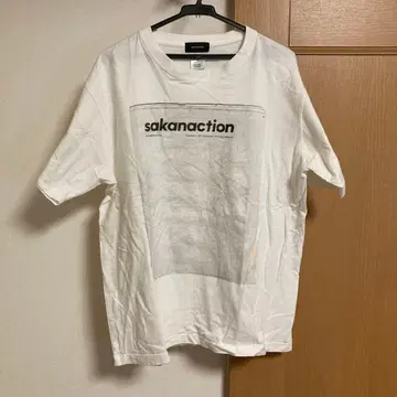 sakanaction 화이트 T셔츠 L 사이즈