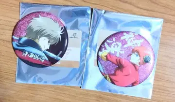 AMNIBUS 점프 페스타 은혼 싸우는 등 오키타 카구라 글리터 캔뱃지