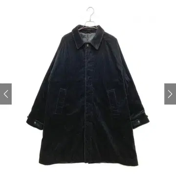 BEAMS 코듀로이 롱 코트 체스터 코트